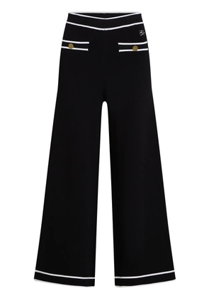 Karl Lagerfeld Essential kitted culottes - Black