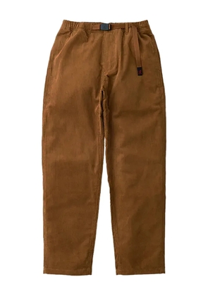 Gramicci belt-detail corduroy trousers - Brown