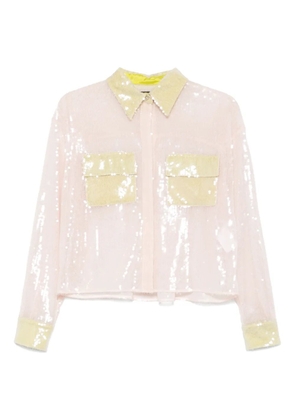 mvp wardrobe point collar shirt - Pink