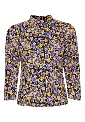 Gestuz puff-sleeve blouse - Yellow