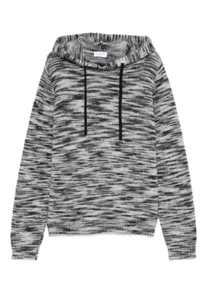 Off-White marl-effect hoodie - Black