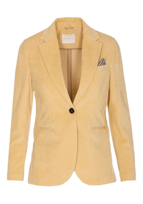 Circolo 1901 corduroy single-button jacket - Yellow