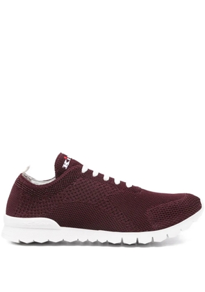 Kiton logo-embroidered sneakers