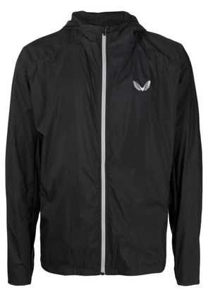 Castore logo-print hooded jacket - Black