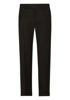 Dolce & Gabbana straigh-leg virgin-wool trousers - Black