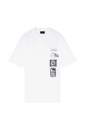 Emporio Armani graphic-print T-shirt - White