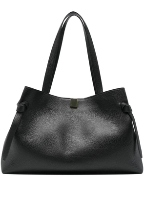 Yuzefi Gyoza leather tote bag - Black