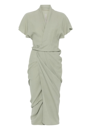 Rick Owens wrap maxi dress - Green