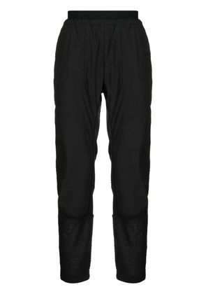 and Wander fleece-panel trousers - Black