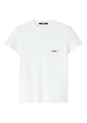 Jacquemus logo-patch t-shirt - White