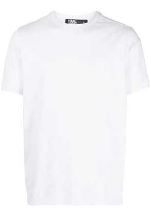 Karl Lagerfeld logo-print cotton T-shirt - White