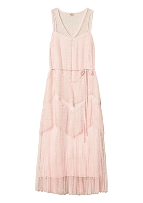 TWINSET pleated tulle dress - Pink
