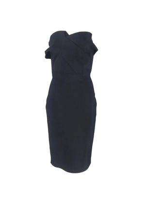 Roland Mouret off-shoulder midi dress - Black