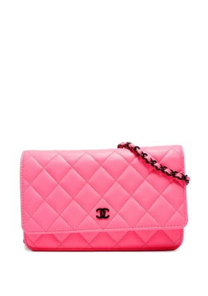 CHANEL Pre-Owned 2021 Wallet On Chain shoulder bag - Pink