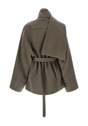 Rick Owens Scarf Flight coat - Green