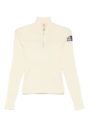 Patrizia Pepe half-zip turtleneck sweater - Neutrals