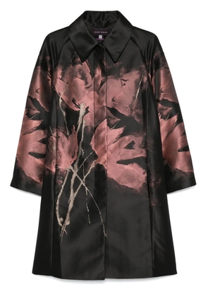 Talbot Runhof floral coat - Black