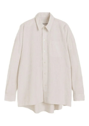 HERSKIND striped long-sleeve shirt - Neutrals