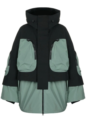 A.A. Spectrum zip-up padded down jacket - Green