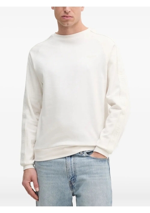 HUGO logo-detail raglan-sleeve sweatshirt - White