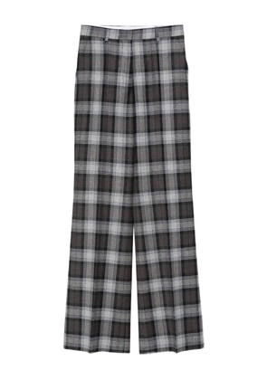 Manuel Ritz Prince of Wales-check trousers - Grey