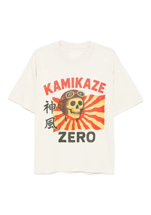 Melt graphic-printed T-shirt - Neutrals