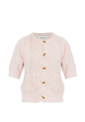 MUNTHE Locca pocket button cardigan - Pink