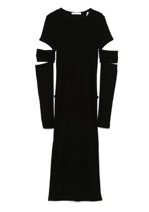 Helmut Lang Slash midi dress - Black