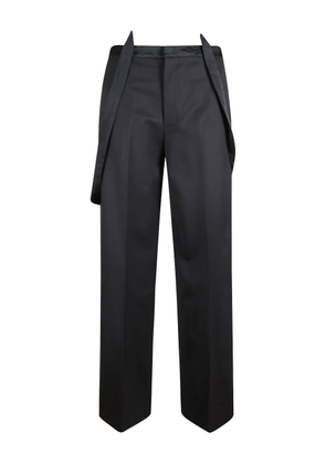DONDUP suspenders-detail trousers - Black