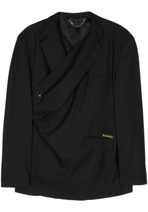 Martine Rose Empty Wrap double-breasted blazer - Black
