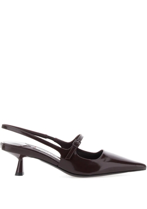 Jimmy Choo 45mm Didi slingback pointed-toe pumps - Brown