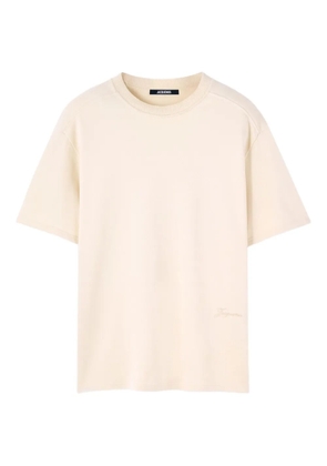 Jacquemus embroidered short-sleeve T-shirt - Neutrals