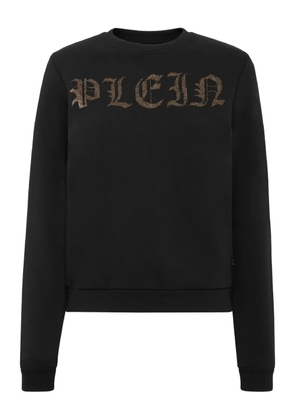 Philipp Plein crystal-embellished sweatshirt - Black