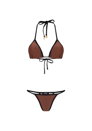 Amir Slama x Jade Picon tie-detail bikini - Brown
