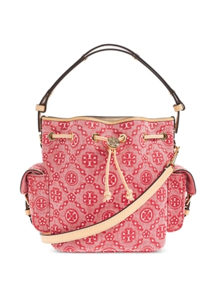 Tory Burch T-Monogram bucket bag - Red