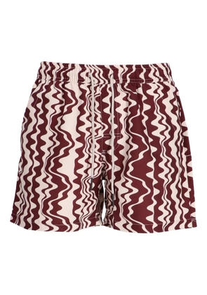 OAS Company Verve swim shorts - Red