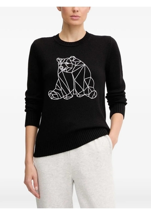 Ea7 Emporio Armani wool blend sweater - Black