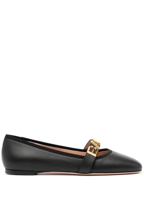 Bally Balby leather ballerina shoes - Black