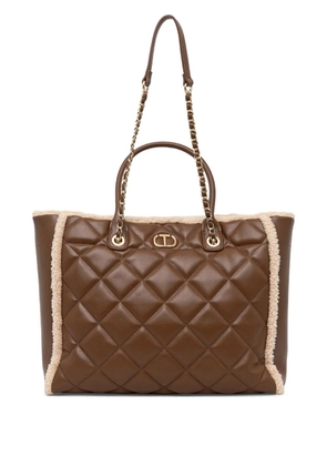 TWINSET Voyage tote bag - Brown