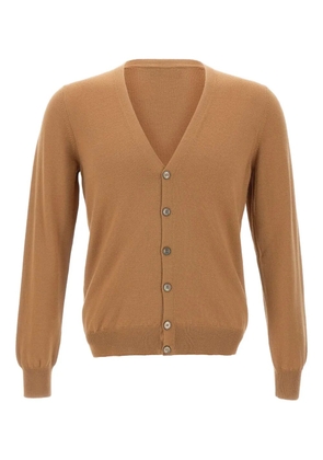 Gran Sasso V-neck buttoned cardigan - Brown