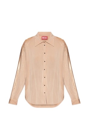 Diesel long-sleeve buttoned shirt - Neutrals