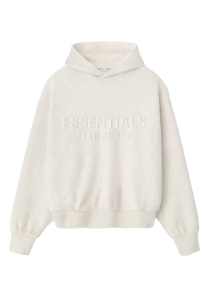 FEAR OF GOD ESSENTIALS embossed-logo hoodie - Neutrals
