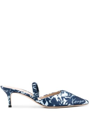 Kenzo 55mm Mio mules - Blue