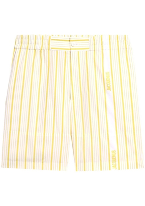 Jacquemus striped shorts - Yellow
