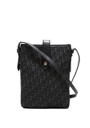 Christian Dior Pre-Owned trotter pattern cross-body bag - Black