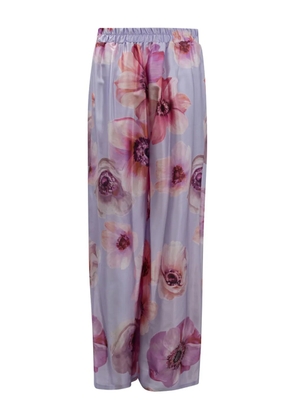 SLEEP NO MORE floral trousers - Purple