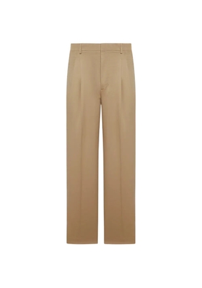 AMI Paris pleated trousers - Brown