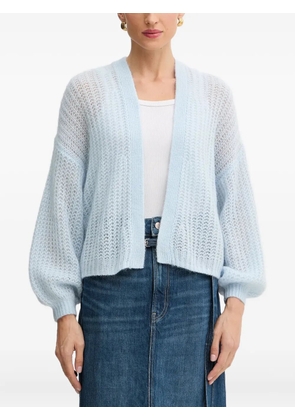 BOSS balloon-sleeves cardigan - Blue