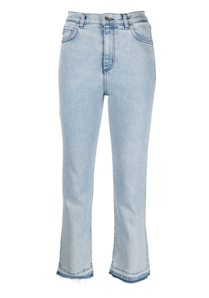 HUGO cropped straight-leg jeans - Blue