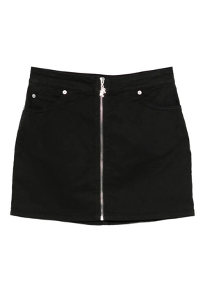 HUGO zip-fastening mini skirt - Black